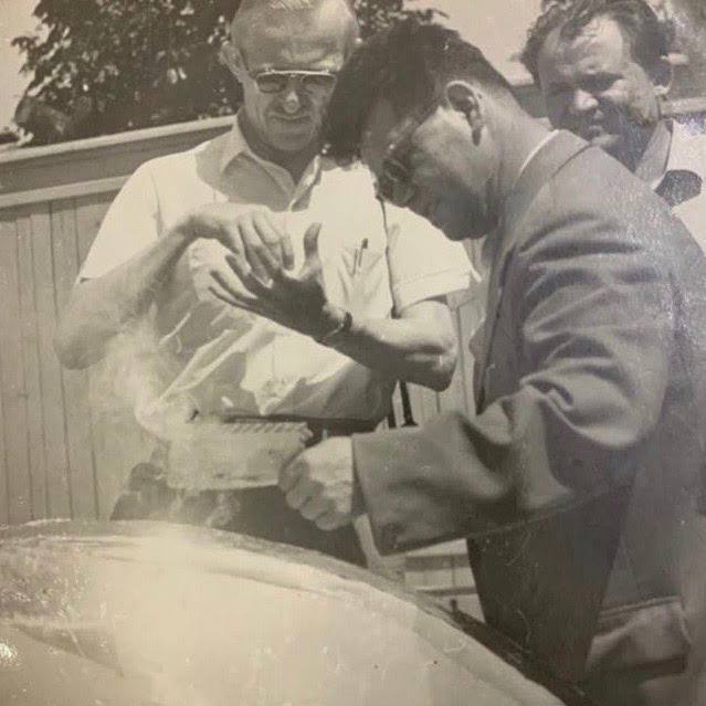 Professor George Oscar Löf (USA) visits Tashkent, 1966